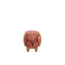 Beliani Dierenhocker DOGGY - Bruin Fluweel -Bankstoel Winkel 0938eefcfd924f418ea4322cdfc64ed8