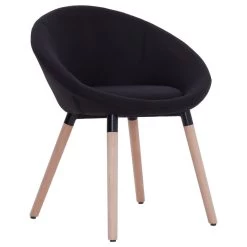 VidaXL Eetkamerstoelen 2 St Stof Zwart 6 VidaXL Eetkamerstoelen 2 St Stof Zwart -Bankstoel Winkel 1000007128 0102