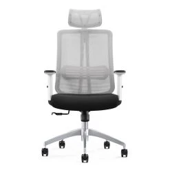 Bureaustoel Torino - Zwart / Wit -Bankstoel Winkel 1000019429 0102