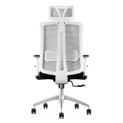 Bureaustoel Torino - Zwart / Wit -Bankstoel Winkel 1000019429 0103