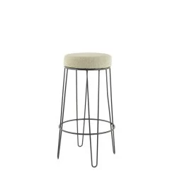 Barkruk Alice - Karamel - Bouclé