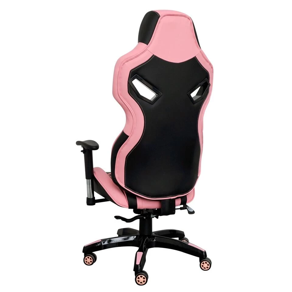 Gamestoel Race - Roze 4 Gamestoel Race - Roze - Afbeelding 4