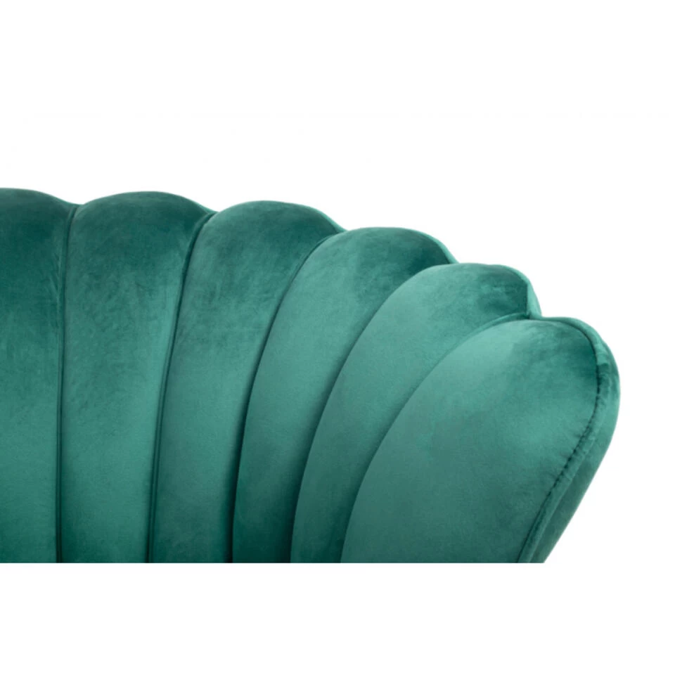 Giga Meubel Fauteuil Velvet Groen - Jada 4 Giga Meubel Fauteuil Velvet Groen - Jada - Afbeelding 4