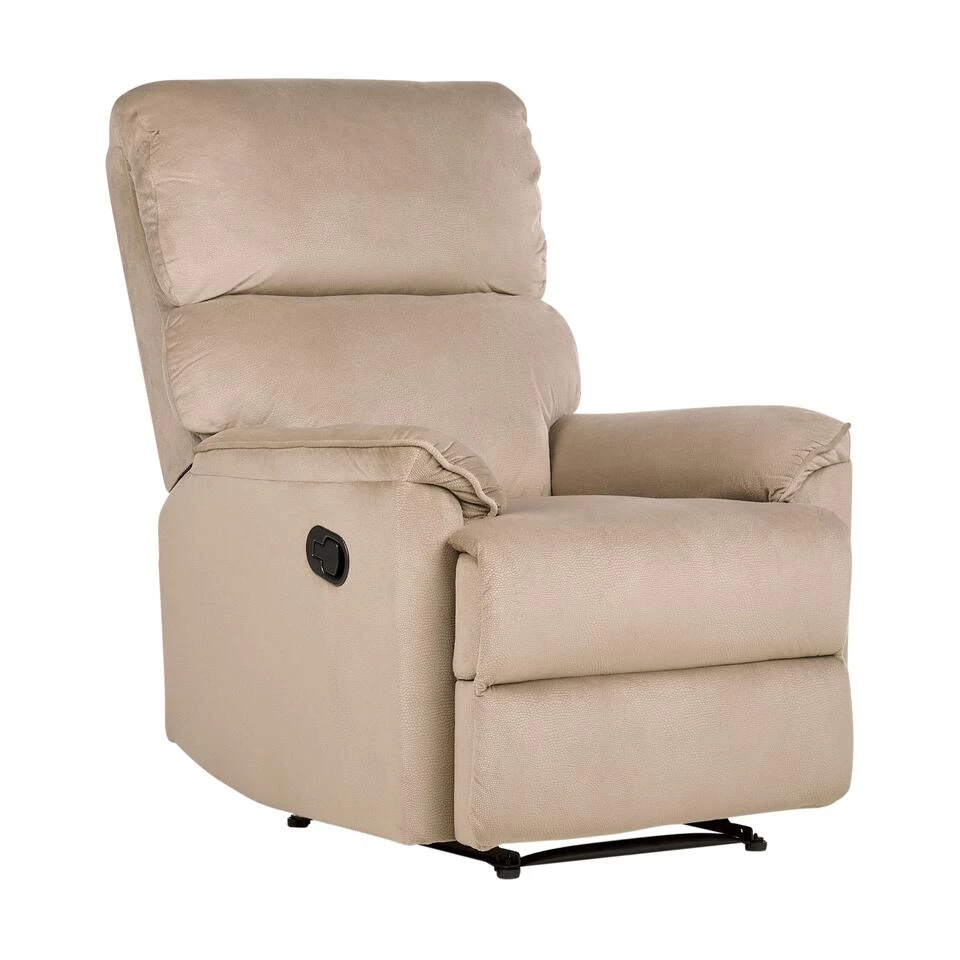 Beliani TV-fauteuil EVERTON - Bruin Polyester 1 Beliani TV-fauteuil EVERTON - Bruin Polyester