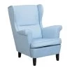 Beliani Oorfauteuil ABSON - Blauw Polyester