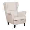 Beliani Oorfauteuil ABSON - Beige Polyester