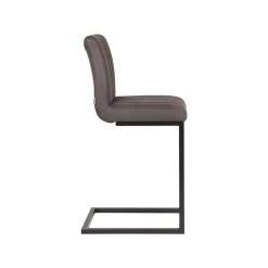 LABEL51 Barkruk Milo - Antraciet - Microfiber -Bankstoel Winkel 1000028259 0102