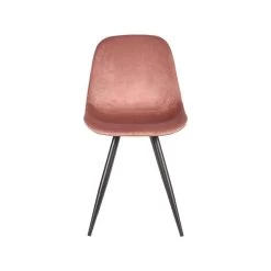 LABEL51 Eetkamerstoel Capri - Roze - Fluweel -Bankstoel Winkel 1000028289 0102