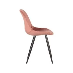 LABEL51 Eetkamerstoel Capri - Roze - Fluweel -Bankstoel Winkel 1000028289 0103