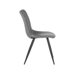 LABEL51 Eetkamerstoel Jort - Donkergrijs - Ribcord -Bankstoel Winkel 1000028304 0102