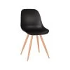 LABEL51 Eetkamerstoel Rimini - Zwart - Kunststof