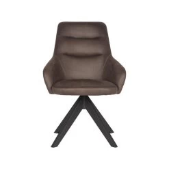 LABEL51 Eetkamerstoel Jace - Antraciet - Microfiber -Bankstoel Winkel 1000028401 0102