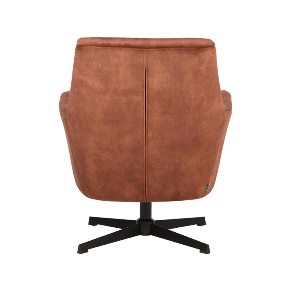 LABEL51 Fauteuil Toby - Rust - Velours 4 LABEL51 Fauteuil Toby - Rust - Velours - Afbeelding 4