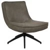 Industriële Draaibare Fauteuil Groen Tommy Eco Leer - Leder - Groen