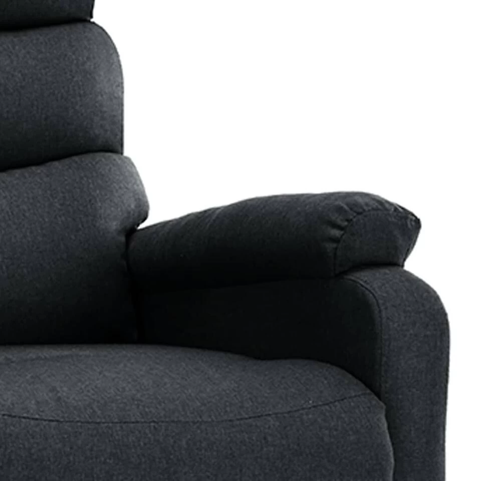 VidaXL Fauteuil Elektrisch Verstelbaar Stof Donkergrijs 3 VidaXL Fauteuil Elektrisch Verstelbaar Stof Donkergrijs - Afbeelding 3