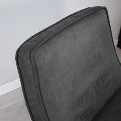 Industriële Fauteuil Antraciet Lowen Eco Leer - Leder - Grijs -Bankstoel Winkel 1000042008 0103