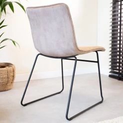 Eetkamerstoel Vienna Velvet Roze - Stof - Roze -Bankstoel Winkel 1000042452 0102