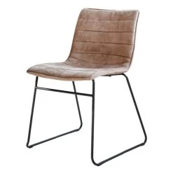 Eetkamerstoel Vienna Velvet Roze - Stof - Roze