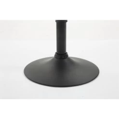 CLP Set Van 2 Barkrukken Braga Zwart Frame Stof - Bruin -Bankstoel Winkel 1000043290 0103