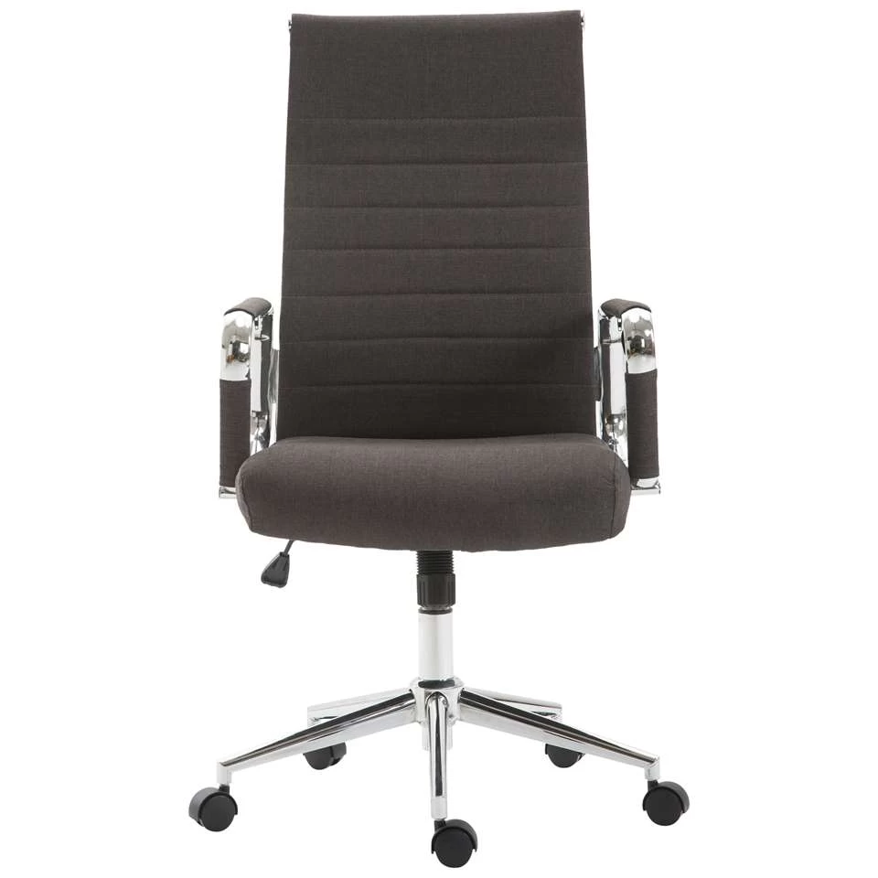 CLP Bureaustoel Columbus Stof - Grijs 2 CLP Bureaustoel Columbus Stof - Grijs - Afbeelding 2