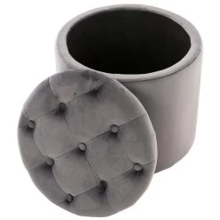 Clp Poef Pantine Grijs -Bankstoel Winkel 1000045332 0102