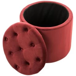 Clp Poef Pantine Rood -Bankstoel Winkel 1000045339 0102