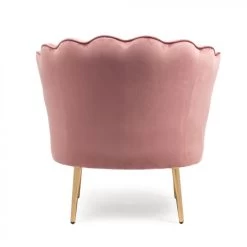 Giga Meubel - Fauteuil Velvet Roze - Gouden Poten - Jada -Bankstoel Winkel 1000050204 0102