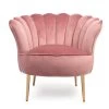 Giga Meubel - Fauteuil Velvet Roze - Gouden Poten - Jada