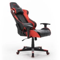 Gamestoel Nevada - Zwart / Rood - Gaming Stoel - Bureaustoel -Bankstoel Winkel 1000050253 0103