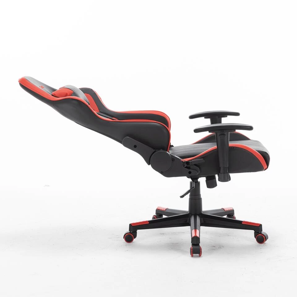 Gamestoel Texas - Zwart / Rood - Gaming Stoel - Bureaustoel 4 Gamestoel Texas - Zwart / Rood - Gaming Stoel - Bureaustoel - Afbeelding 4