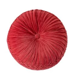 Giga Meubel Poef Rond Roze - 50x50x50cm - Poef Maaike -Bankstoel Winkel 1000053544 0102
