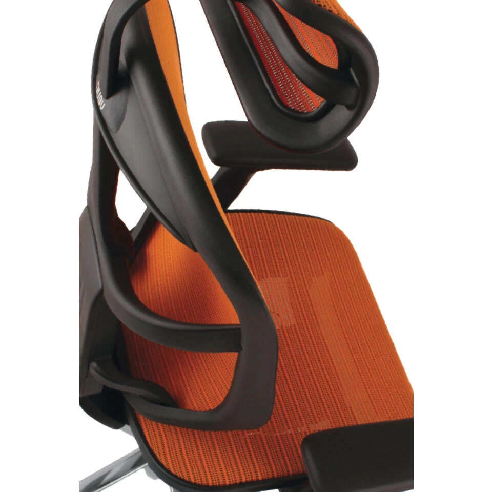 COMFORT Bureaustoel Enjoy Classic (met Hoofdsteun) - Oranje 2 COMFORT Bureaustoel Enjoy Classic (met Hoofdsteun) - Oranje - Afbeelding 2