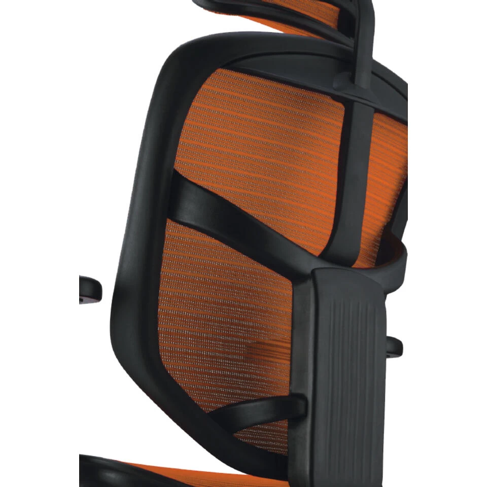 COMFORT Bureaustoel Enjoy Classic (met Hoofdsteun) - Oranje 3 COMFORT Bureaustoel Enjoy Classic (met Hoofdsteun) - Oranje - Afbeelding 3