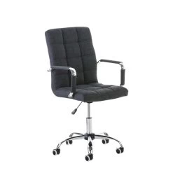 Clp Bureaustoel Deli V2 Stof Grijs