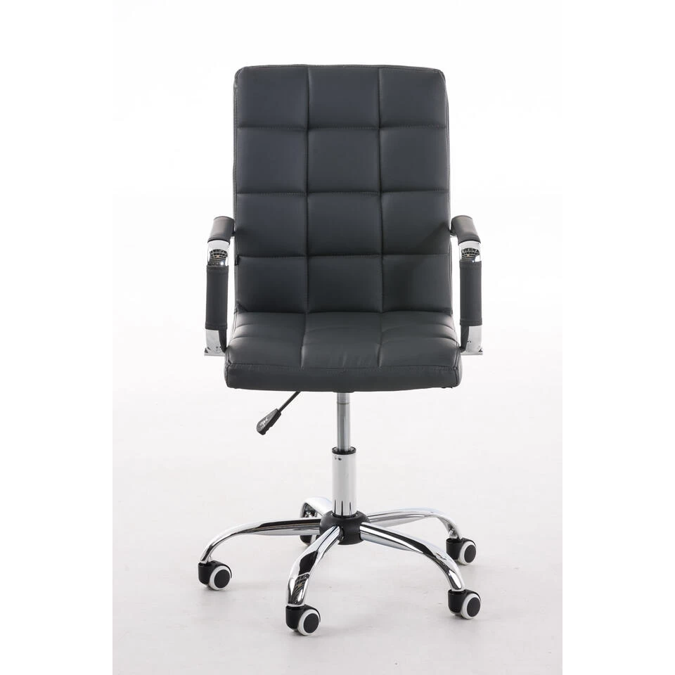 Clp Bureaustoel Deli V2 Kunstleer Grijs 2 Clp Bureaustoel Deli V2 Kunstleer Grijs - Afbeelding 2