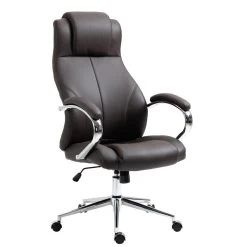 Clp Bureaustoel Salford Leder Bruin