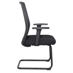 Vergaderstoel Napoli - Zwart -Bankstoel Winkel 1000067080 0102