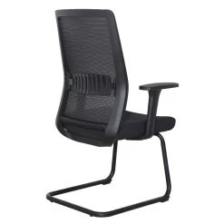 Vergaderstoel Napoli - Zwart -Bankstoel Winkel 1000067080 0103