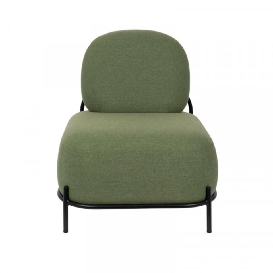 Giga Meubel Fauteuil Stof Groen - 71x66x77cm - Stoel Polly 3 Giga Meubel Fauteuil Stof Groen - 71x66x77cm - Stoel Polly - Afbeelding 3