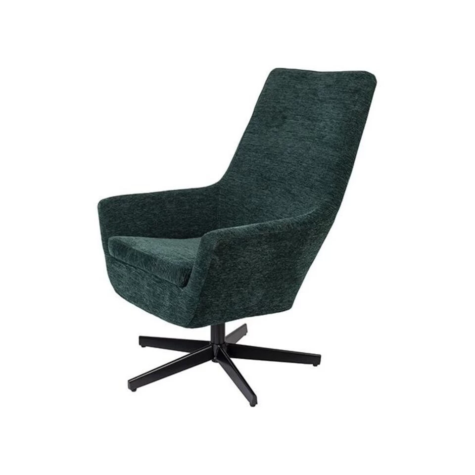 Giga Meubel Fauteuil Ribstof Groen - 79x76x98cm - Stoel Bruno 3 Giga Meubel Fauteuil Ribstof Groen - 79x76x98cm - Stoel Bruno - Afbeelding 3