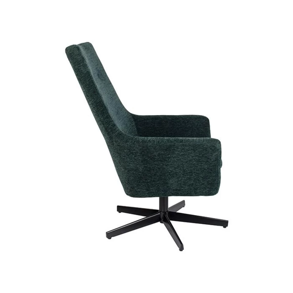 Giga Meubel Fauteuil Ribstof Groen - 79x76x98cm - Stoel Bruno 4 Giga Meubel Fauteuil Ribstof Groen - 79x76x98cm - Stoel Bruno - Afbeelding 4