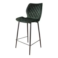 DS4U® Ruby Barkruk Velvet - Stof - Groen