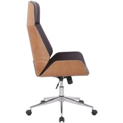 Clp Bureaustoel Varel Natura Frame Kunstleer Bruin 6 Clp Bureaustoel Varel Natura Frame Kunstleer Bruin -Bankstoel Winkel 1000071060 0102