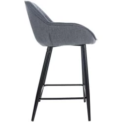 CLP Barkruk Gibson Stof Zilverkleurig -Bankstoel Winkel 1000072722 0102