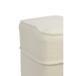 Poef Kiki - Wit - 40x40x35cm -Bankstoel Winkel 1000072861 0111