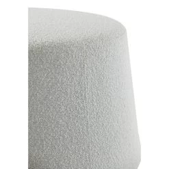 Poef Lauryn - Wit Bouclé - Ø59cm -Bankstoel Winkel 1000072862 0110