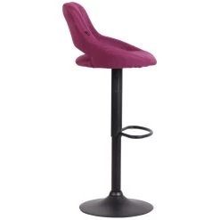 CLP Barkruk Milet Frame Zwart Stof Paars -Bankstoel Winkel 1000073455 0102