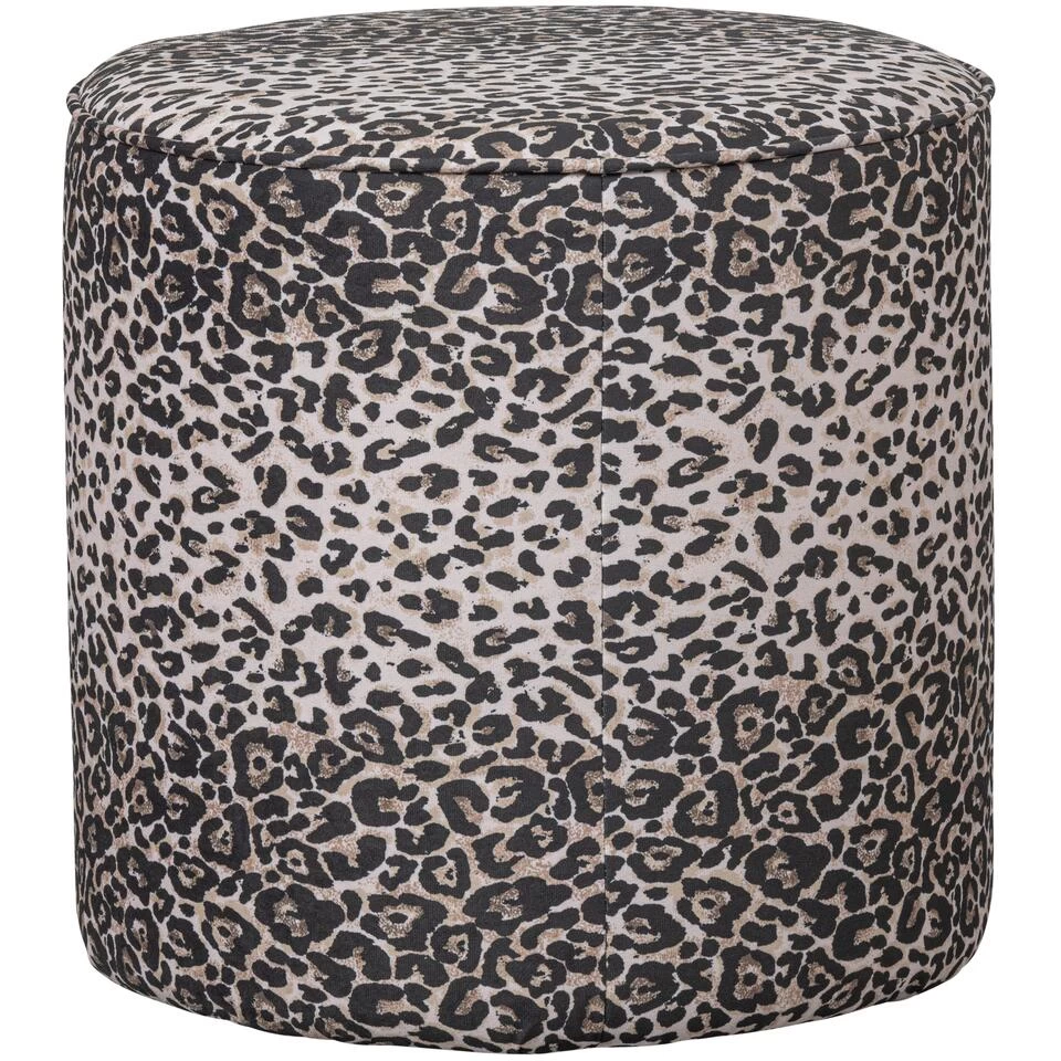 WOOOD Megan Poef - Polyester - Multikleur - 46x46x46 1 WOOOD Megan Poef - Polyester - Multikleur - 46x46x46