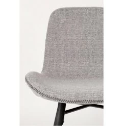 Puur Hörte Eetkamerstoel Stof - Kunststof - Grijs -Bankstoel Winkel 1000074338 0102