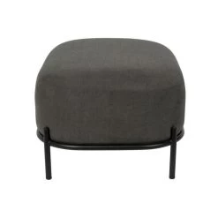 Puur Kalve Hocker - Rechthoek - Stof - Grijs -Bankstoel Winkel 1000074417 0103